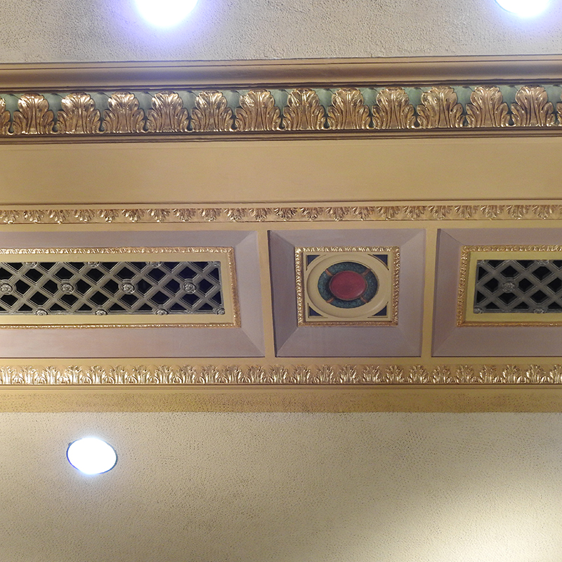 Court Room Decorative Plaster Ceilings