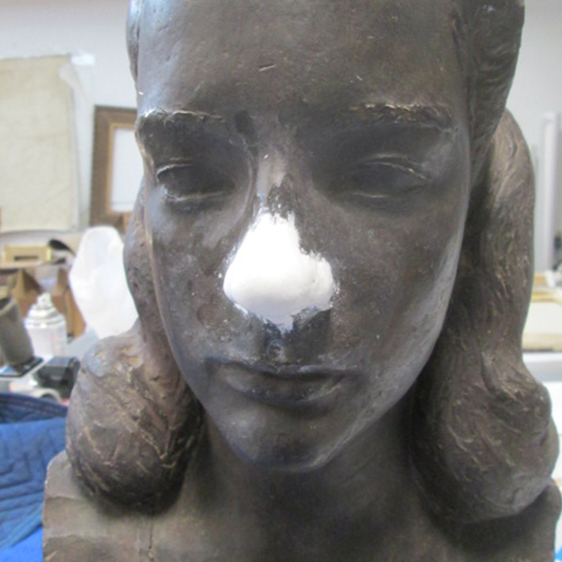 Sculpture of Young Girl